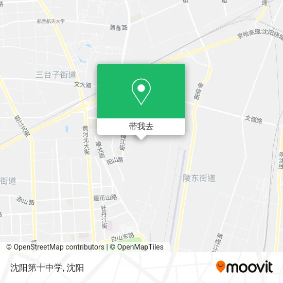 沈阳第十中学地图