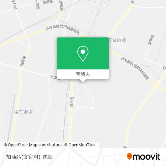 加油站(文官村)地图