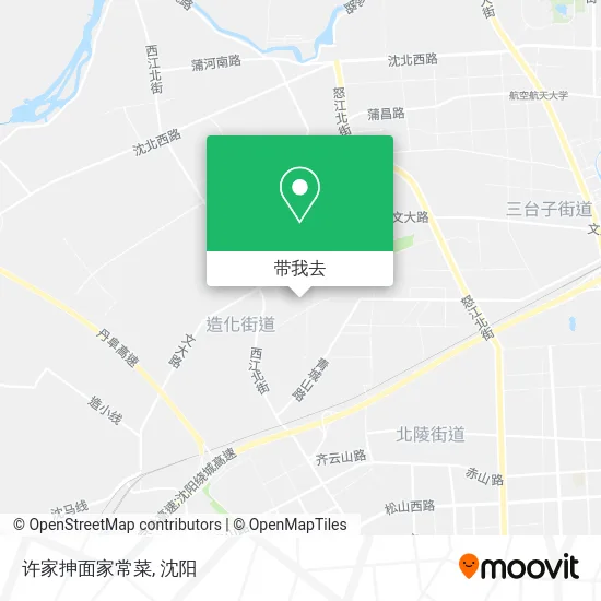 许家抻面家常菜地图