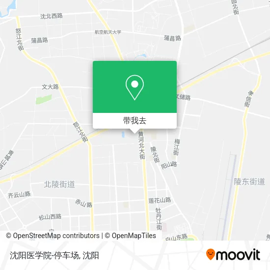 沈阳医学院-停车场地图