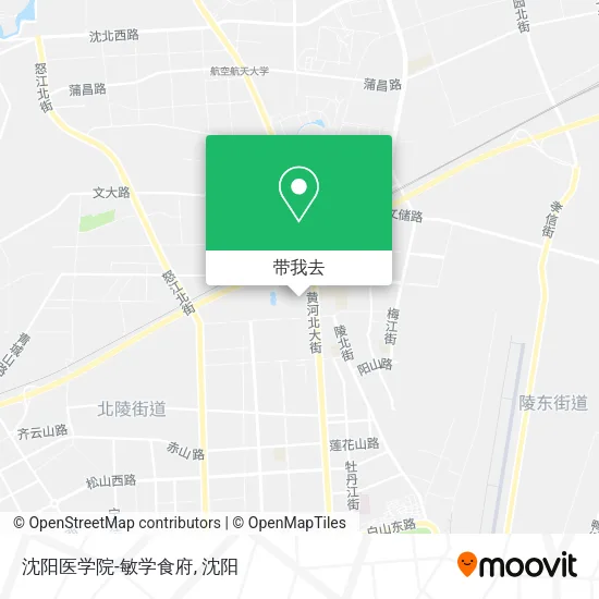 沈阳医学院-敏学食府地图