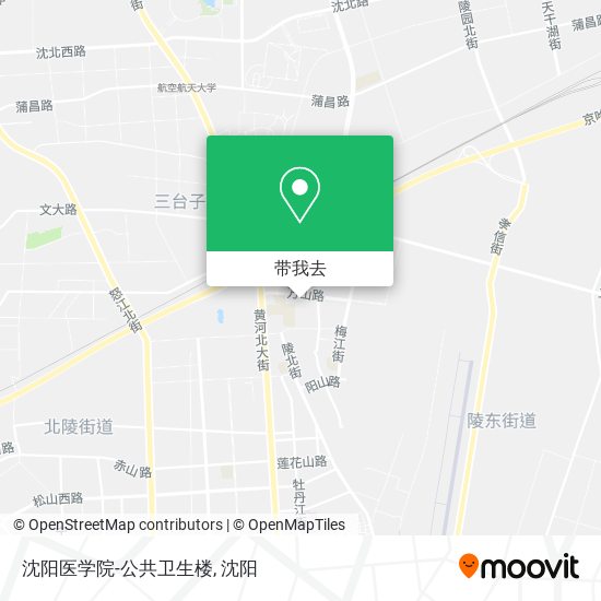 沈阳医学院-公共卫生楼地图