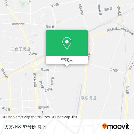 万方小区-57号楼地图