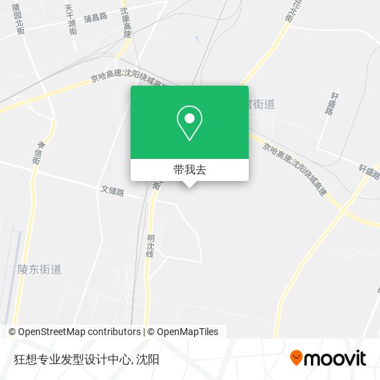 狂想专业发型设计中心地图
