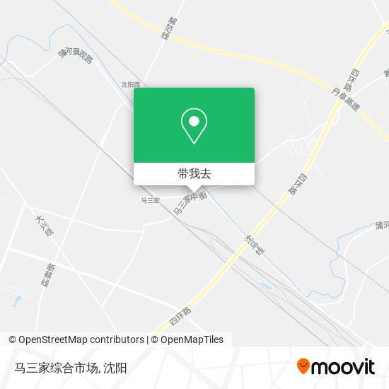 马三家综合市场地图