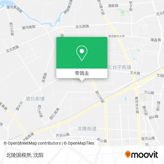 北陵国税所地图