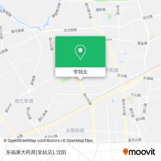 东福康大药房(皇姑店)地图