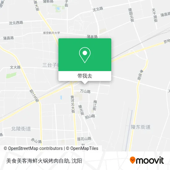 美食美客海鲜火锅烤肉自助地图
