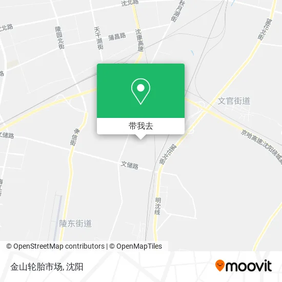 金山轮胎市场地图