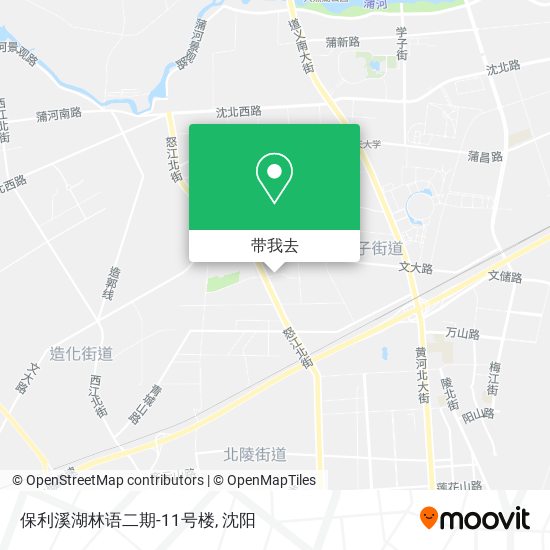 保利溪湖林语二期-11号楼地图