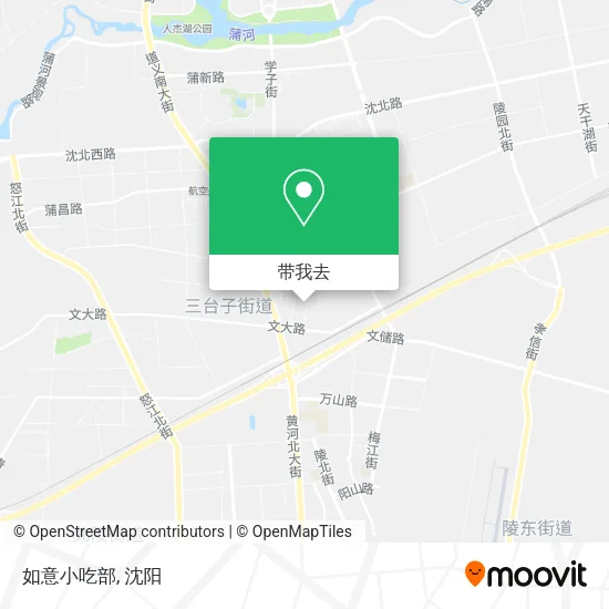 如意小吃部地图