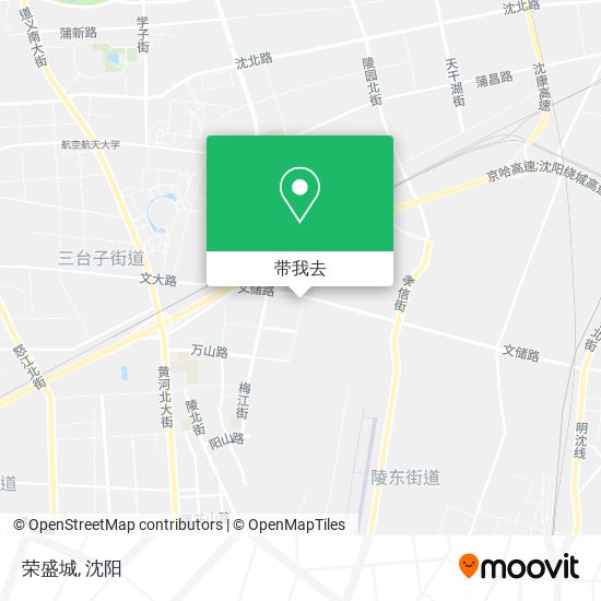 荣盛城地图