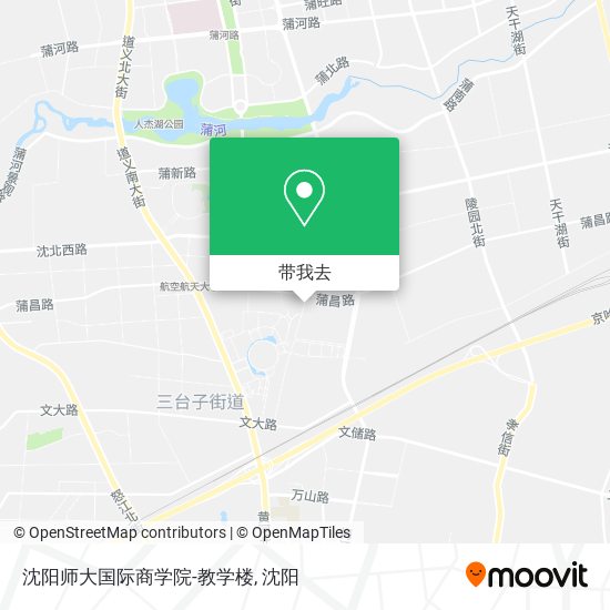 沈阳师大国际商学院-教学楼地图