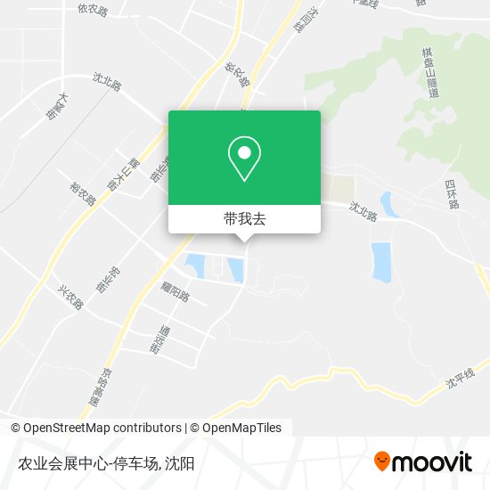 农业会展中心-停车场地图