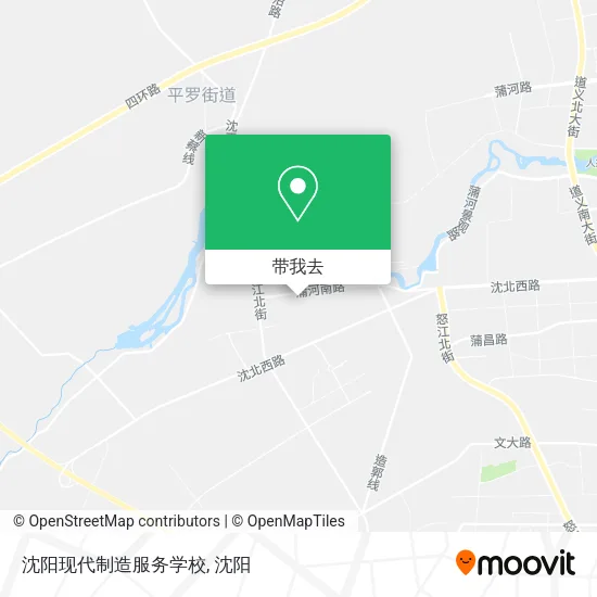 沈阳现代制造服务学校地图