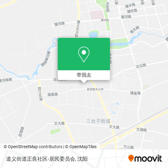 道义街道正良社区-居民委员会地图