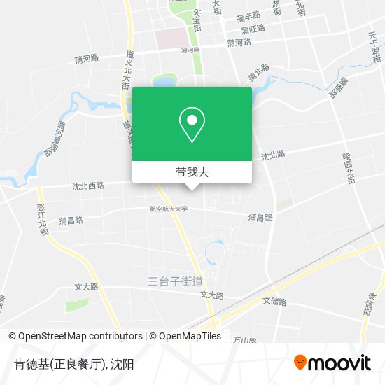 肯德基(正良餐厅)地图