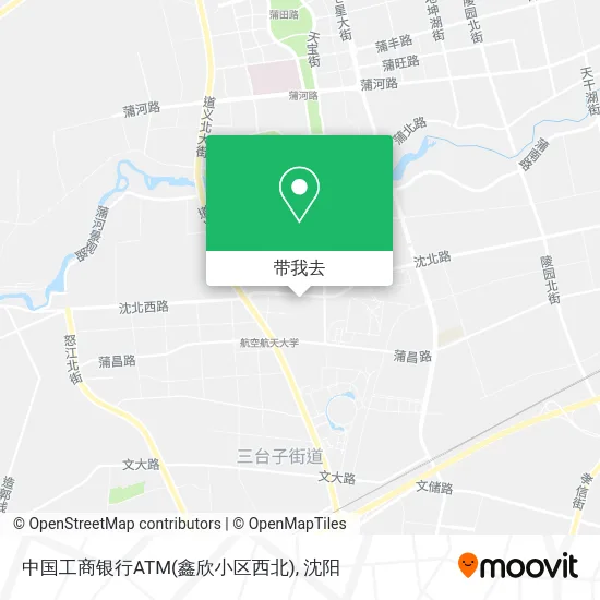 中国工商银行ATM(鑫欣小区西北)地图