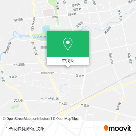 百合花快捷旅馆地图