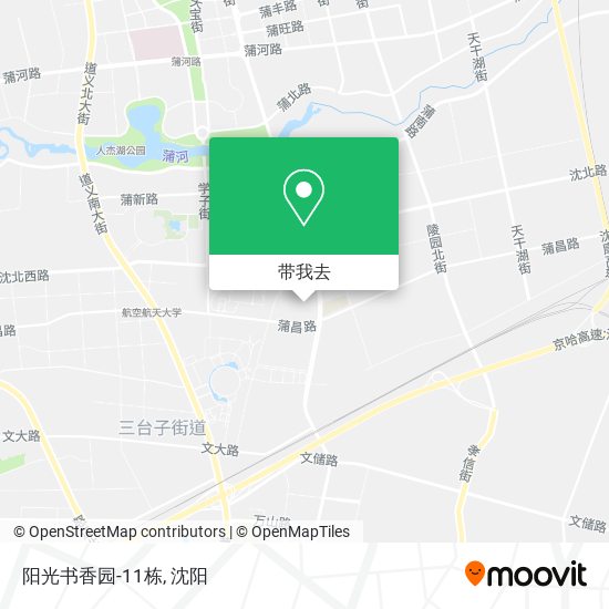 阳光书香园-11栋地图