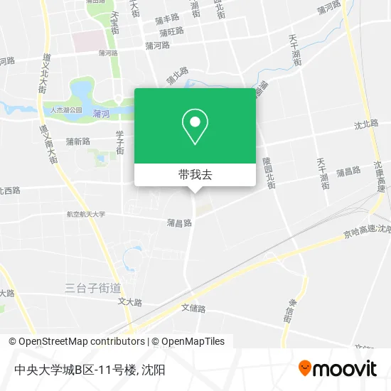 中央大学城B区-11号楼地图