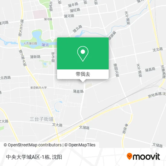 中央大学城A区-1栋地图