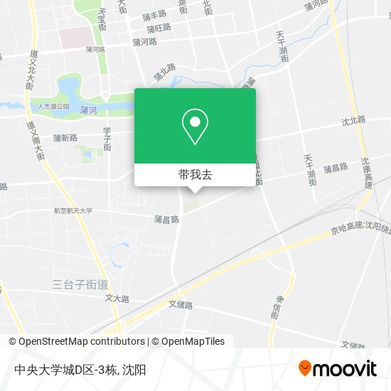 中央大学城D区-3栋地图