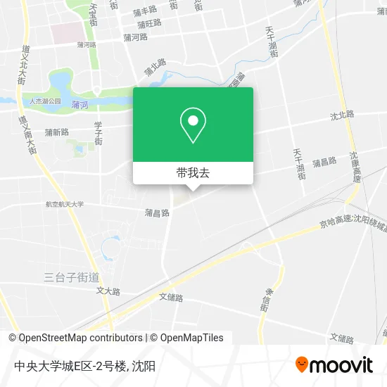 中央大学城E区-2号楼地图