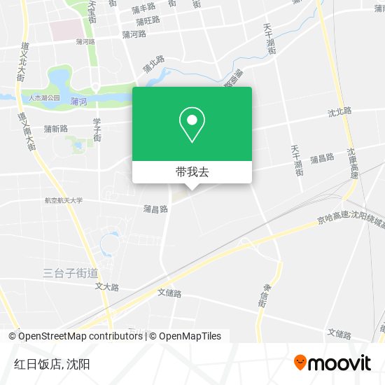 红日饭店地图