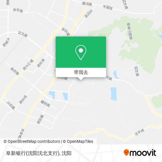 阜新银行(沈阳沈北支行)地图
