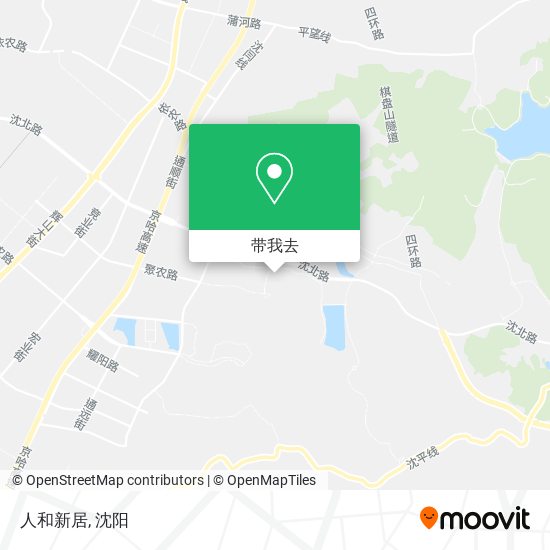 人和新居地图