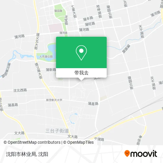 沈阳市林业局地图