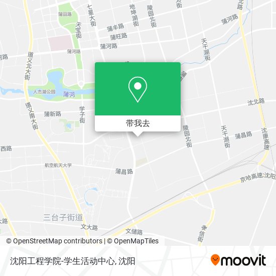 沈阳工程学院-学生活动中心地图