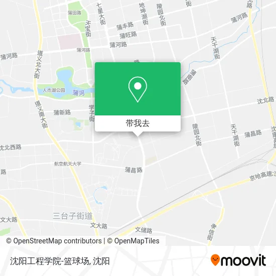 沈阳工程学院-篮球场地图