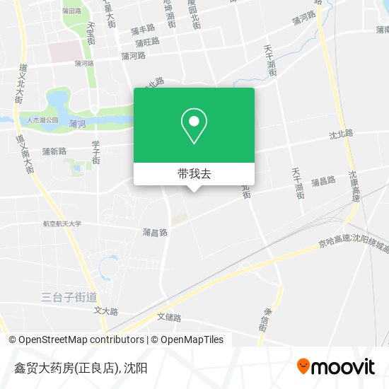 鑫贸大药房(正良店)地图