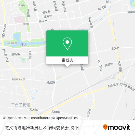 道义街道地雅新居社区-居民委员会地图