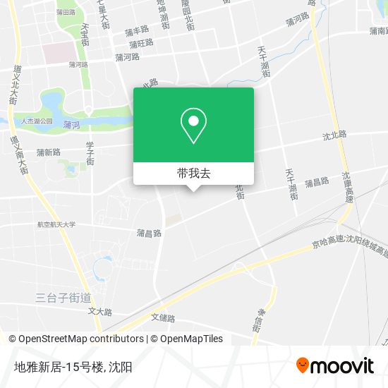 地雅新居-15号楼地图