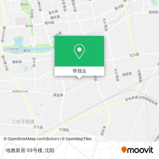 地雅新居-33号楼地图