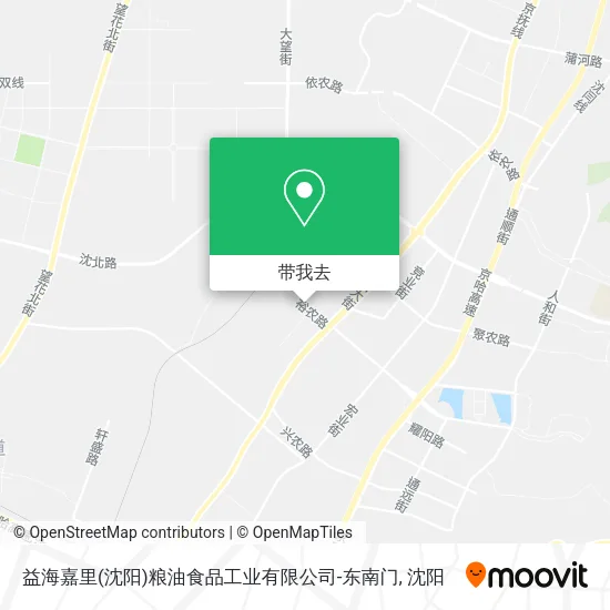 益海嘉里(沈阳)粮油食品工业有限公司-东南门地图