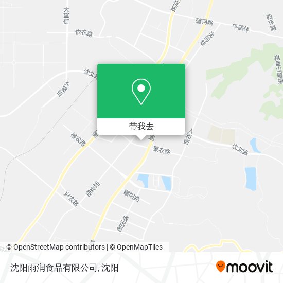 沈阳雨润食品有限公司地图