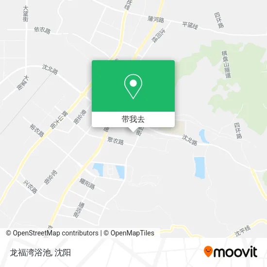 龙福湾浴池地图