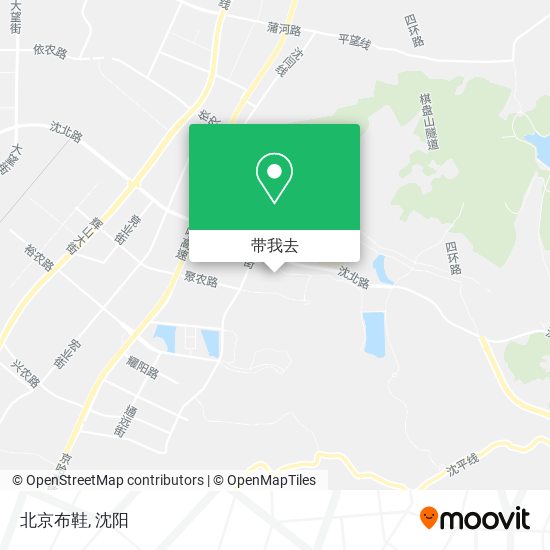 北京布鞋地图