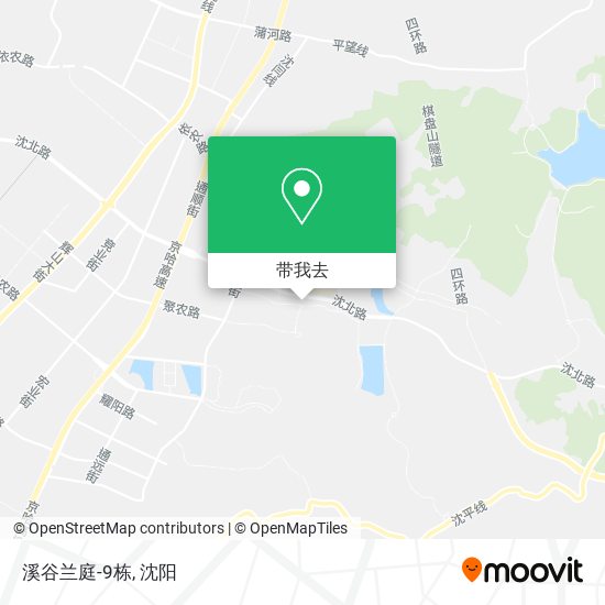 溪谷兰庭-9栋地图