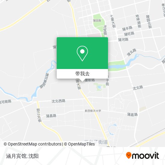 涵月宾馆地图