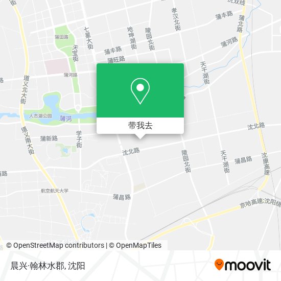晨兴·翰林水郡地图