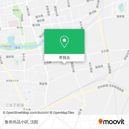 鲁班尚品小区地图
