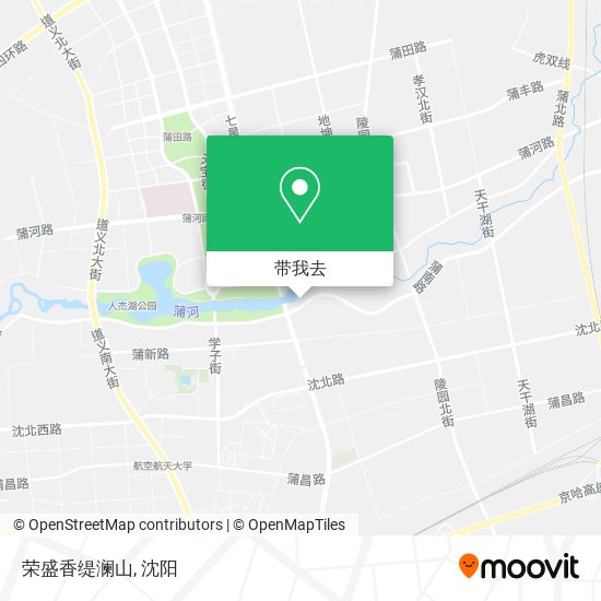 荣盛香缇澜山地图