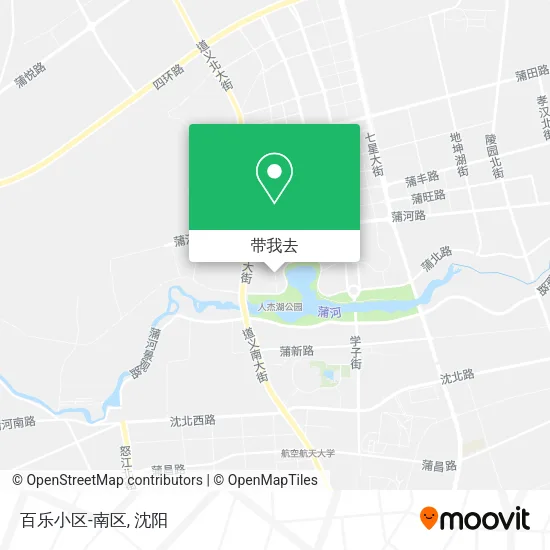 百乐小区-南区地图