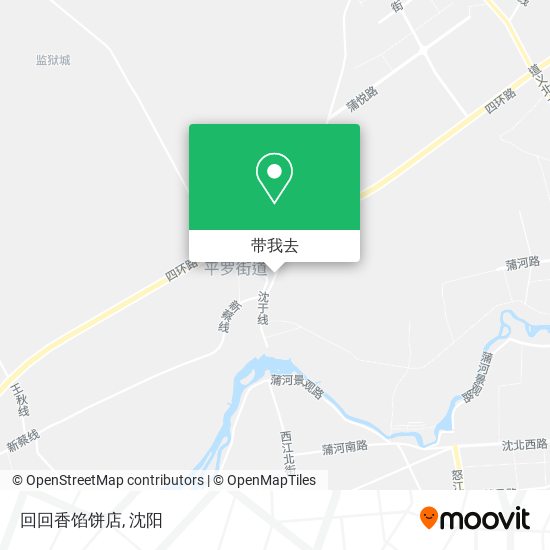 回回香馅饼店地图