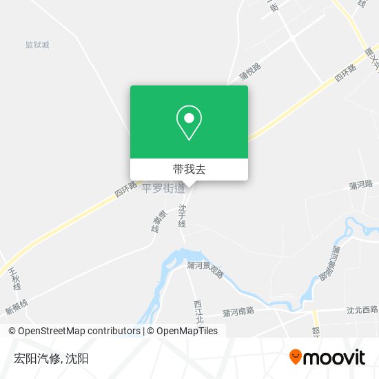 宏阳汽修地图